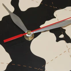 Horloge néon mappemonde 30 cm