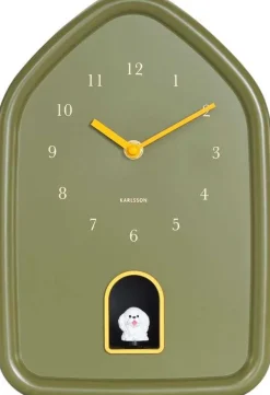 Horloge à poser Modern Doggy (Vert)