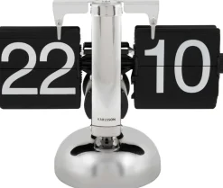 Horloge à poser Small Flip (Chrome)