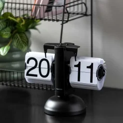 Horloge à poser Small Flip (Noir)