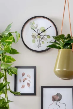 Horloge ronde Botanical 26 cm (Eucalyptus)