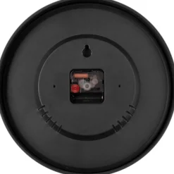 Horloge ronde en bois Origami 30 cm (Noir)