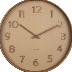 Horloge ronde en bois Pure grain (40 cm)