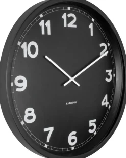 Horloge ronde en métal New classic 60 cm (Noir)