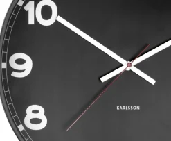 Horloge ronde en métal New classic 40 cm (Noir)