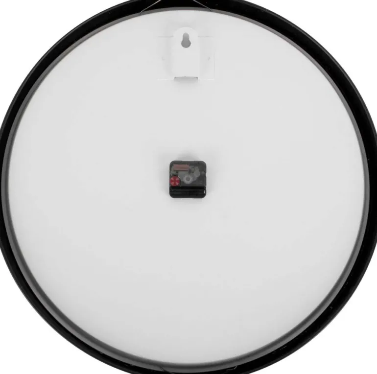 Horloge ronde en métal New classic 60 cm (Noir et blanc)