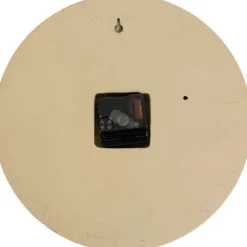 Horloge ronde en résine Petra 30 cm (Marron sable)