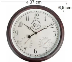 Horloge thermomètre hygromètre extérieure