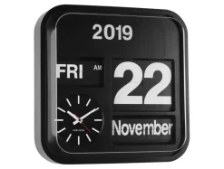 Horloge vintage Big Flip 43 cm (Noir)