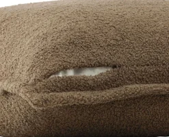 Housse de coussin 60x60 cm Tuva (Marron)
