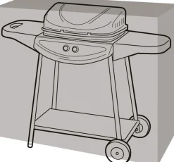 Housse de protection barbecue rectangulaire (124 cm de long)
