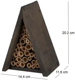 Hôtel à insectes en pin Wigwam (Abeilles)