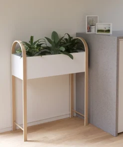 Jardinière surélevée en bois et métal Grove