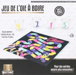 Jeu à boire jeu de plateau avec 4 shooters