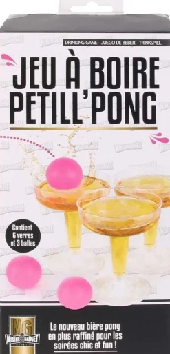 Jeu à boire pétill' pong