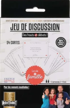 Jeu de cartes débat en famille 54 cartes