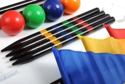 Jeu de croquet en bois 4 maillets