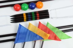 Jeu de croquet en bois 4 maillets
