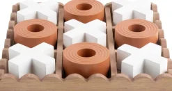 Jeu de morpion en MDF Tic Tac (Orange)