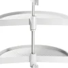 Jeu de plateaux tournants demi-lune blanc Shelvo (Plateaux de 65 cm)