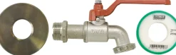 Kit adaptateur de cuve 1000l avec robinet 1/4 tour