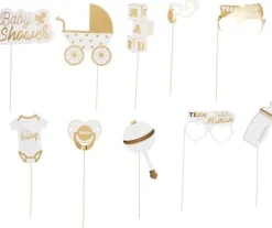 Kit décoration pour baby shower 46 pièces (Bleu)
