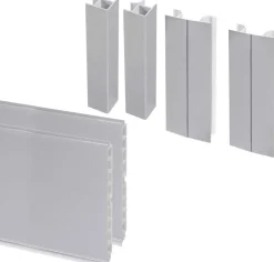 Kit de plinthes de cuisine avec accessoires Plasline (Satiné)