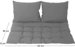 Kit matelas de palette et 2 coussins Gary