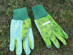 Kit petit jardinier accessoires pour enfant en métal (Gants + petits outils + brouette + arrosoir)