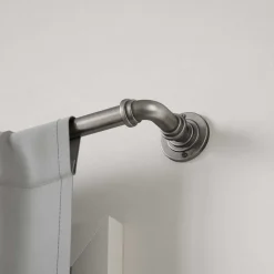 Kit tringle à rideaux extensible Pipe (Extensible de 91 à 168 cm)