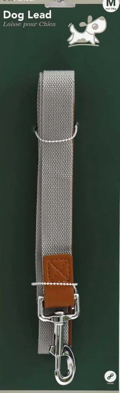Laisse en polyester 120 cm (Gris)