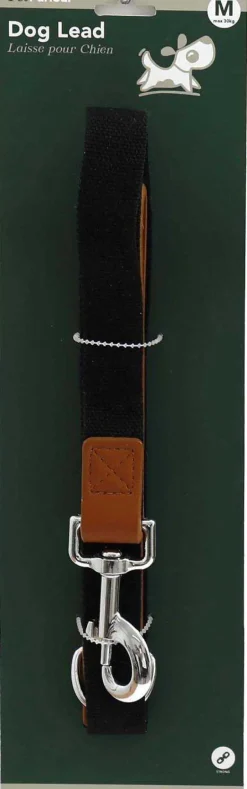 Laisse en polyester 120 cm (Noir)
