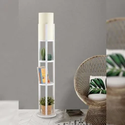 Lampadaire Circle Nora (Blanc)