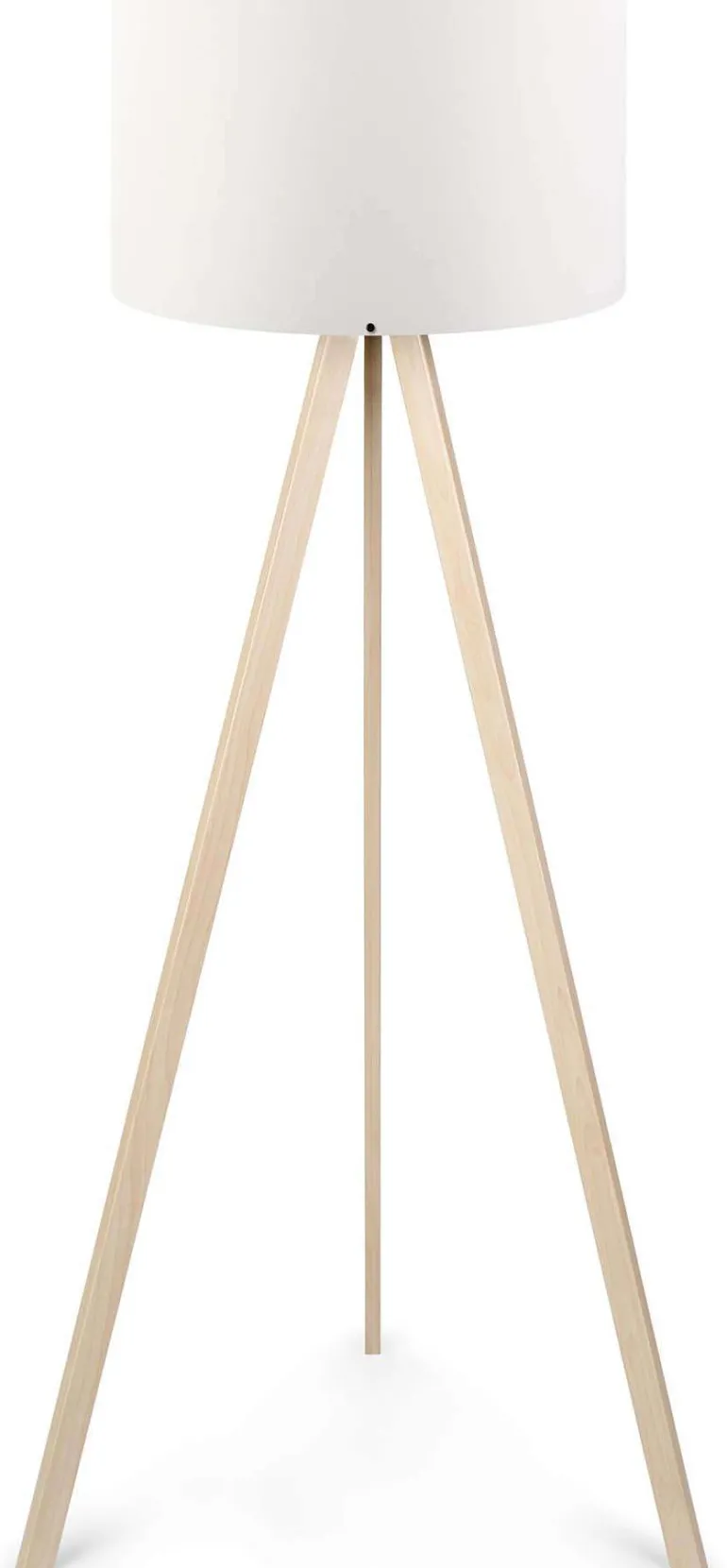 Lampadaire en MDF et PVC Floor (Chêne et blanc)
