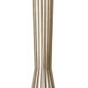 Lampadaire en métal doré Lamp