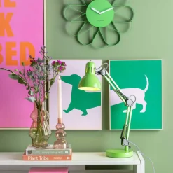 Lampe de bureau en métal Funky Hobby (Vert)