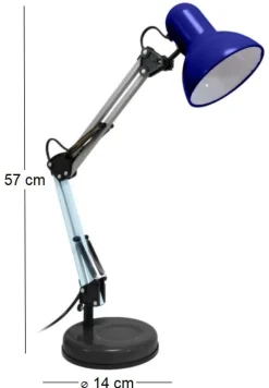 Lampe de bureau en métal Ralph