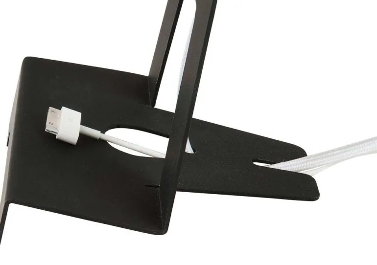Lampe de chevet support tablette