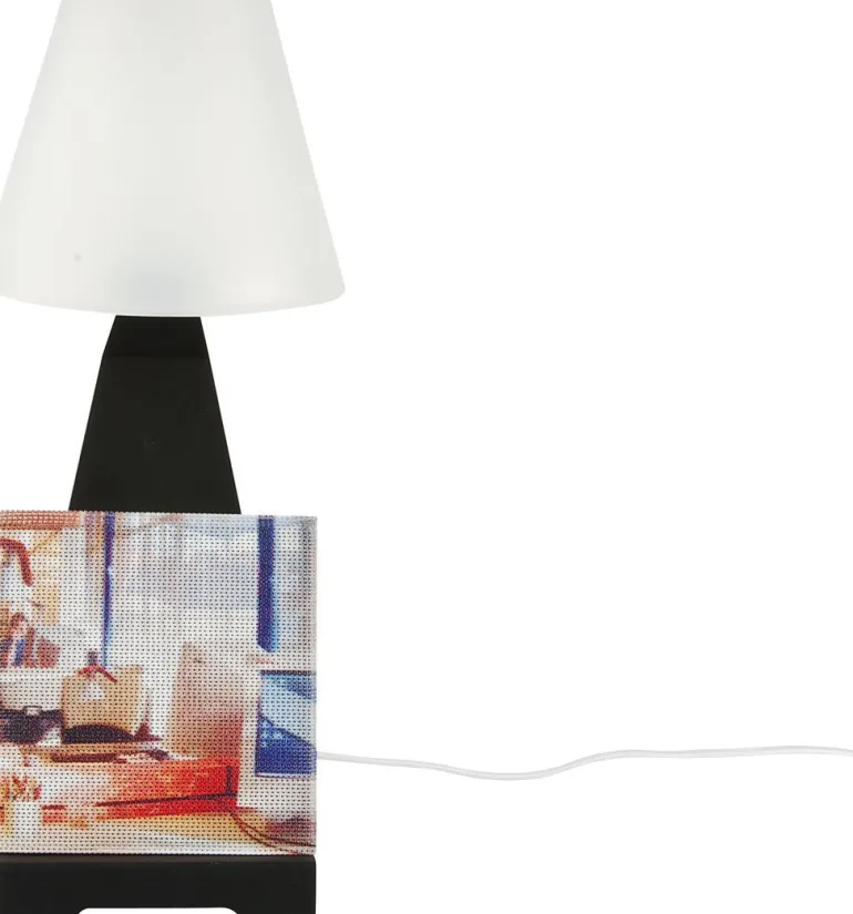 Lampe de chevet support tablette