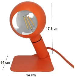 Lampe design magnétique Iride (Orange)