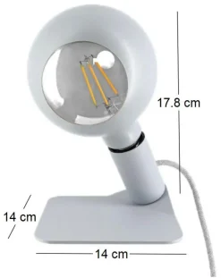 Lampe design magnétique Iride (Gris)