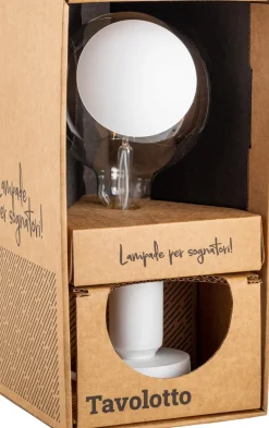 Lampe design à poser en silicone Tavolotto (Blanc)