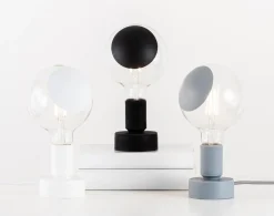 Lampe design à poser en silicone Tavolotto (Blanc)