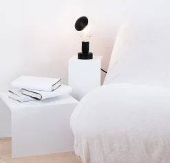 Lampe design à poser en silicone Tavolotto (Noir)