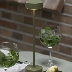 Lampe de table en métal Ganard led (Vert)