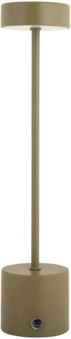 Lampe de table en métal Ganard led (Vert)