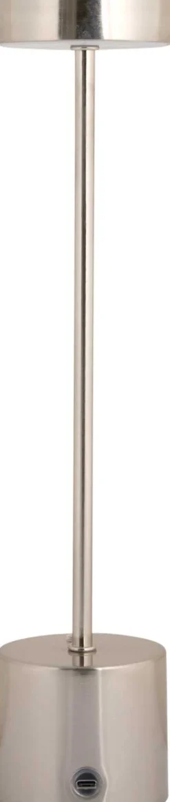 Lampe de table en métal Ganard led (Argent)