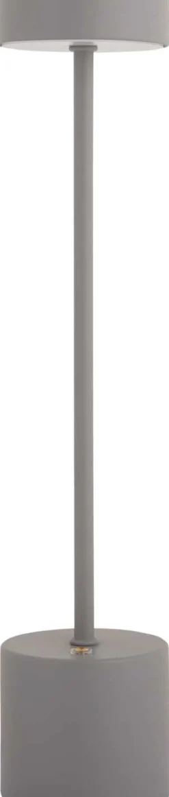 Lampe de table en métal Ganard led (Gris)