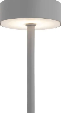 Lampe de table en métal Ganard led (Gris)