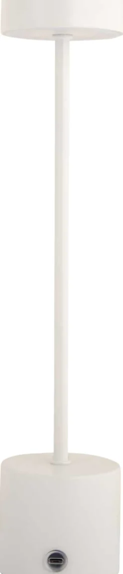 Lampe de table en métal Ganard led (Blanc)